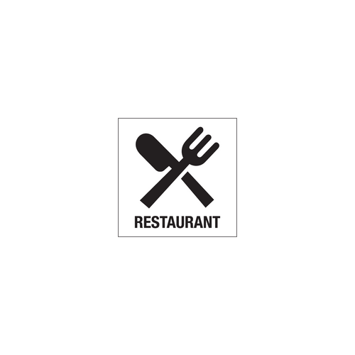 10" x 10" Restaurant Trail Sign Information Module