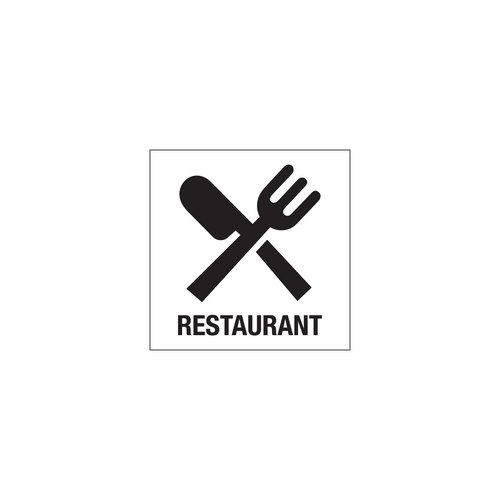 12" x 12" Restaurant Trail Sign Information Module