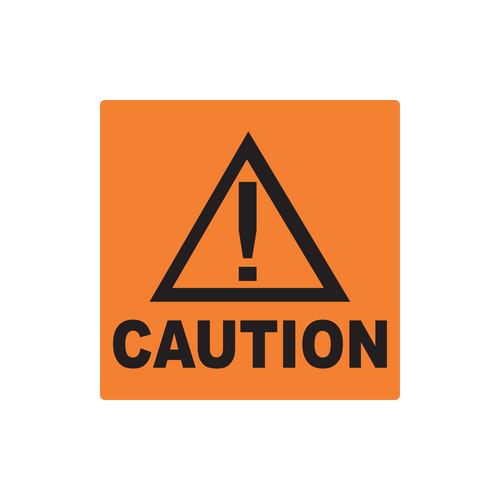 18" x 18" Caution Sign
