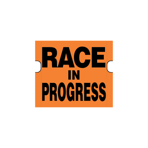 3' x 3' Race In Progress Banner