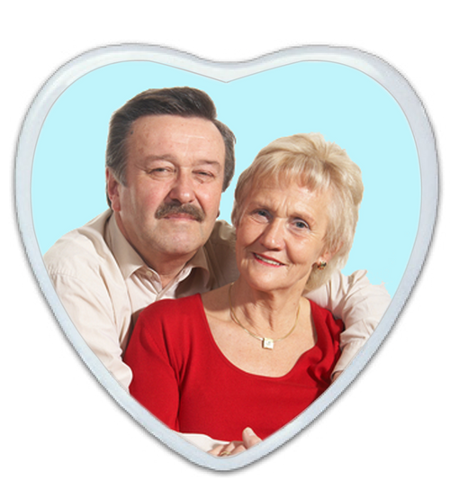 Memorial Photos - Heart Shape 9.85" Memorial Photos - Heart Shape 9.85"