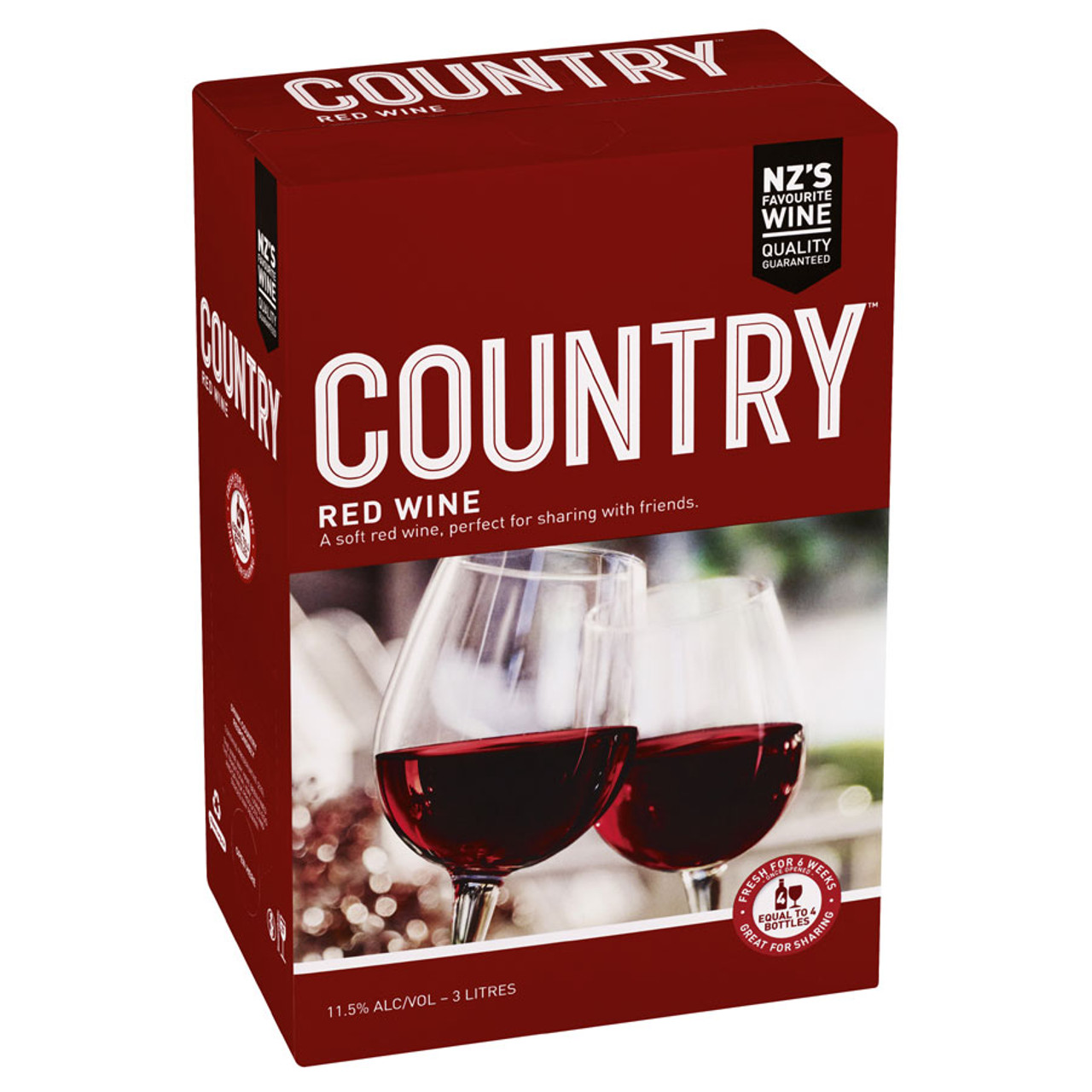 Country 3L Red Wine Cask Liquid Library