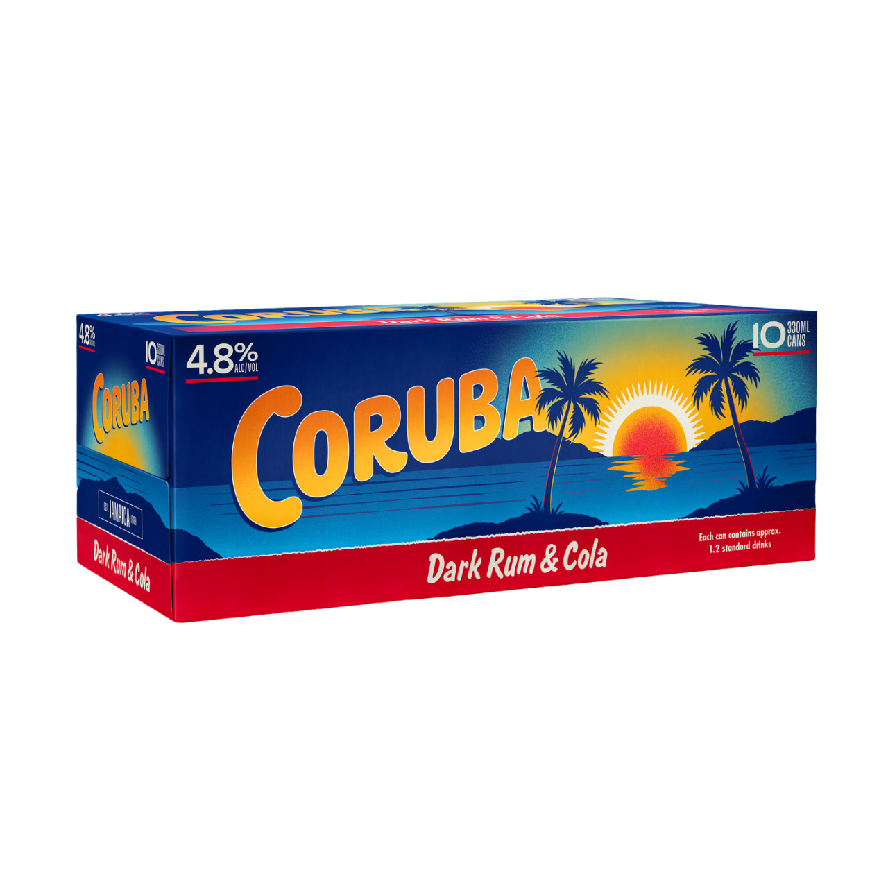 Coruba & Cola 5% 330ml (10 Cans) - Liquid Library