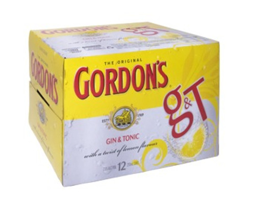 Gordons Gin & Tonic 7% 250ml (12 Cans)