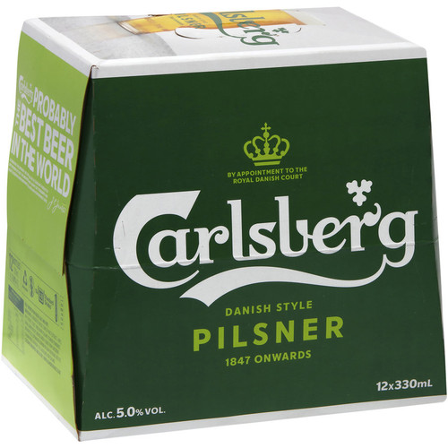 Carlsberg 330ml (12 Bottles)