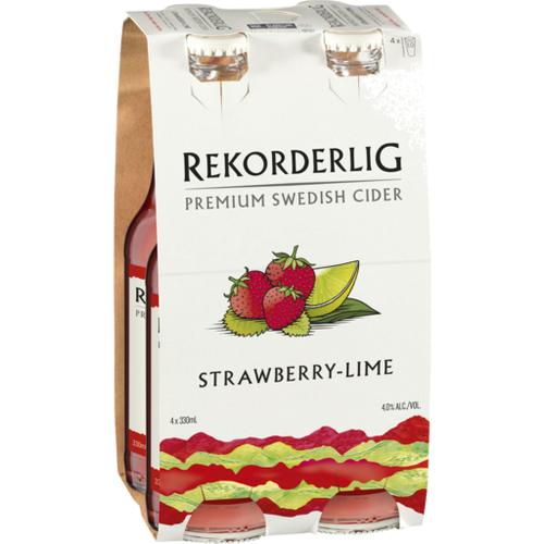 Rekorderlig Strawberry & Lime (4 Bottles)