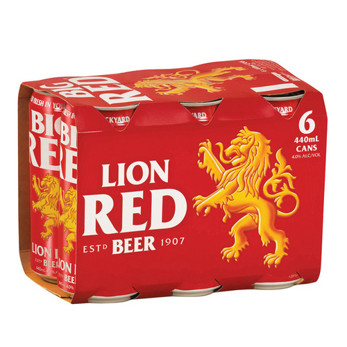 Lion Red 440ml (6 Cans)