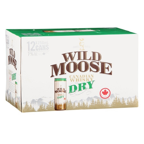 Wild Moose 7%  250ml 12 CANS