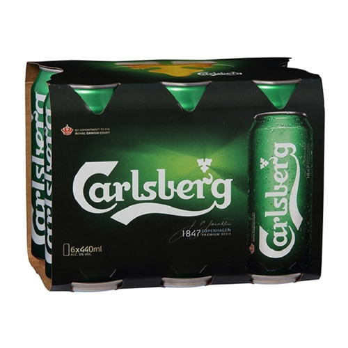Carlsberg 440ml (6 Cans)