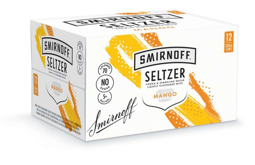 Smirnoff Seltzer Mango (12 Cans)