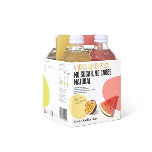 Clean Collective Mixed 5% 330ml (4 Bottles)