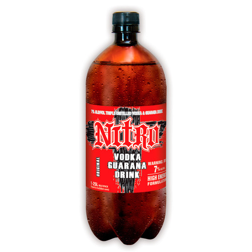 Nitro Original Vodka Guarana Drink 7% 1.25L