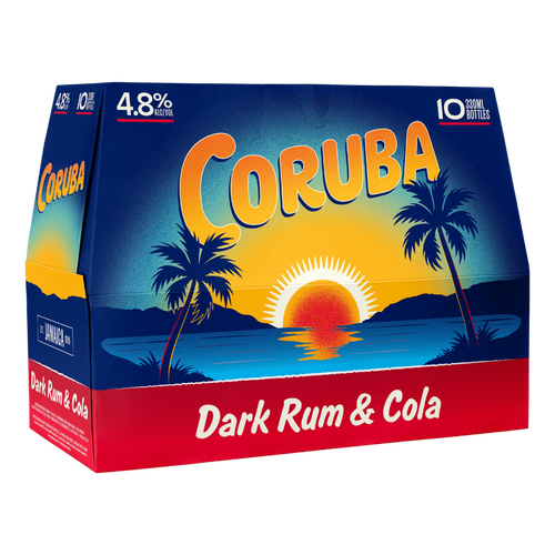 Coruba & Cola 4.8% 330ml (10 Bottles)