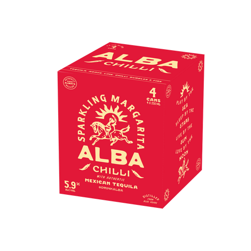 Alba Chilli Margarita 5.9% 250ml (4 Cans)