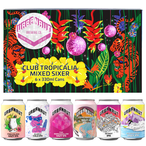 Urbanaut Club Tropicalia IPA Mixed 330ml (6 cans)