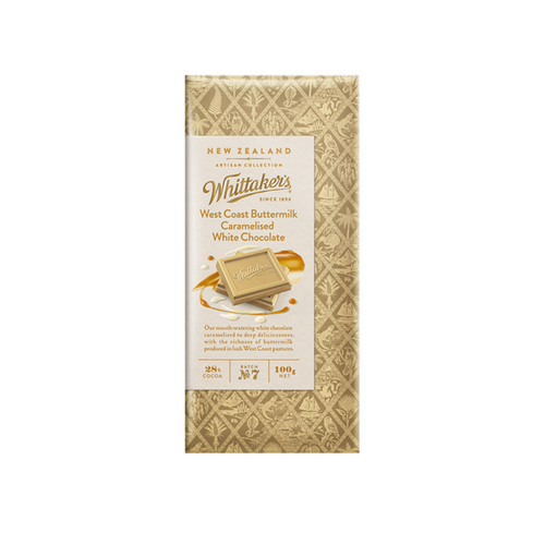 Whittakers West Coast Buttermilk Caramelised White Chocolate 100g