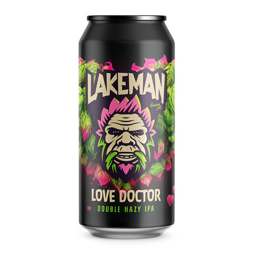 Lakeman Love Doctor Double Hazy IPA 8.7% 440ml