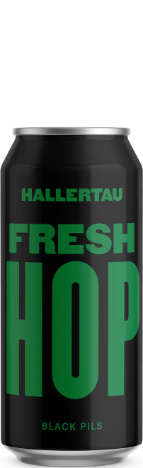 Hallertau Fresh Hop Black Pilsner 5.5% 440ml