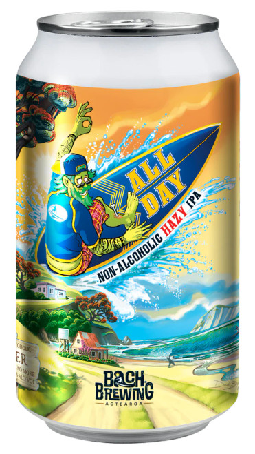 Bach Brewing ALL DAY Non-alcoholic Hazy 330ml (6 Cans)
