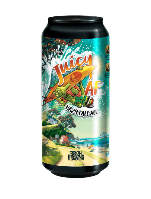 Bach Brewing Juicy AF Hazy Pale Ale 5.2% 440ml