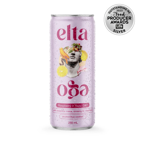 Elta Ego Raspberry + Yuzu G&T 0.5% 250ml (4 Cans)