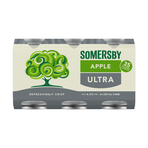 Somersby Ultra Apple 4% 330ml (6 Cans)
