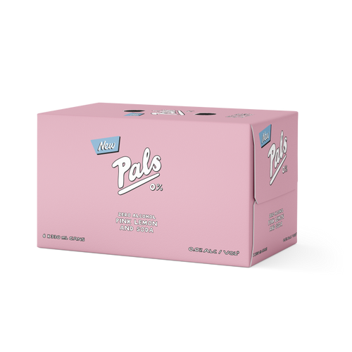 Pals 0% Pink Lemon & Soda 330ml (6 Cans) Pals 0% Pink Lemon & Soda 330ml (6 Cans)