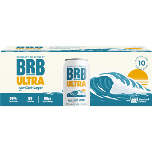 BRB Ultra Low Carb 4.2% 330ml (10 Cans) BRB Ultra Low Carb 4.2% 330ml (10 Cans)