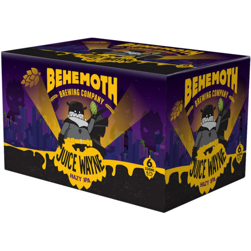 Behemoth Juice Wayne Hazy IPA 6.1% 330ml (6 Cans)