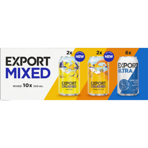 Export Mixed Pack 4% 330ml (10 Cans)