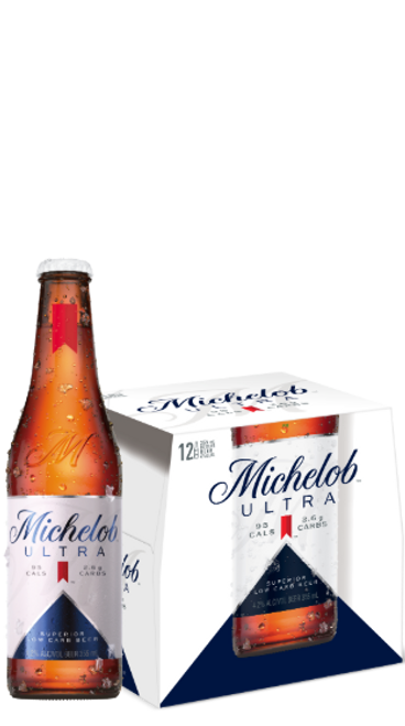 Michelob Ultra 4.2% 355ml (12 Bottles)
