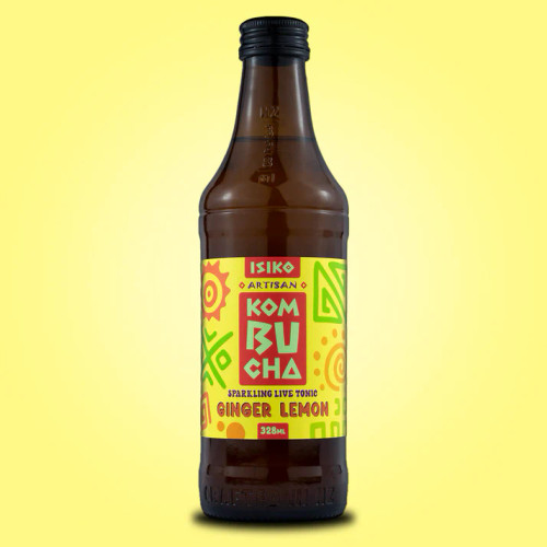 Isiko Ginger Lemon Kombucha 328ml