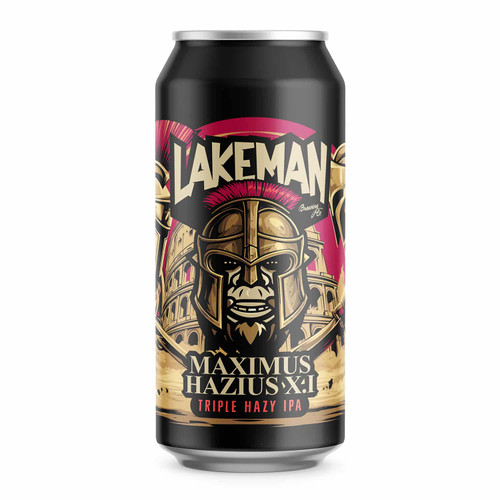 Lakeman Maximus Hazius Triple Hazy IPA 10.1% 440ml