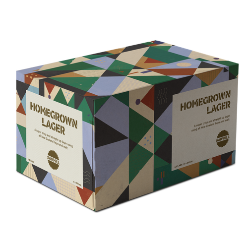 Sawmill Homegrown Lager 4% 330ml (6 Cans)