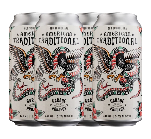 Garage Project Toughie Sticker #1 American Traditional 5.7% 440ml