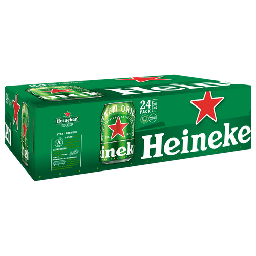 Heineken 330ml (24 Cans)
