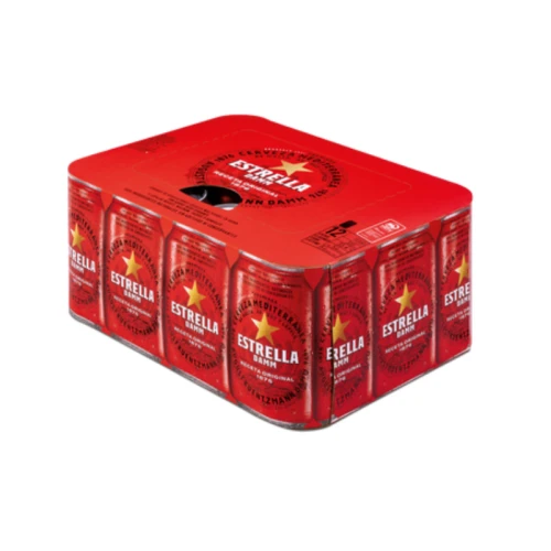 Estrella Damm 330ml 4.6% (12 Cans)