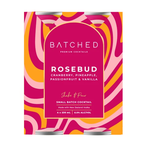 Batched Rosebud 6% 230ml (4 Cans)