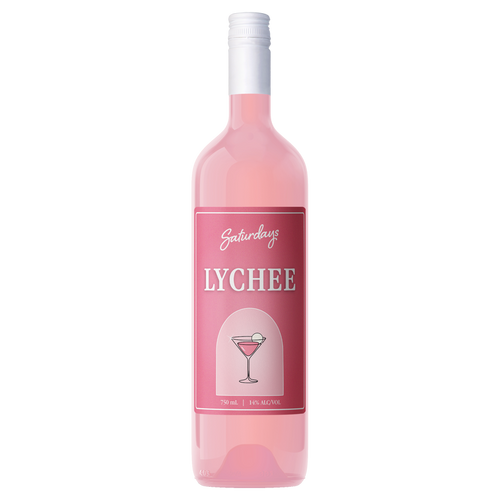 Saturdays Lychee 750ml