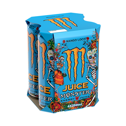 Monster Energy Mango Loco 250ml (4 Cans)