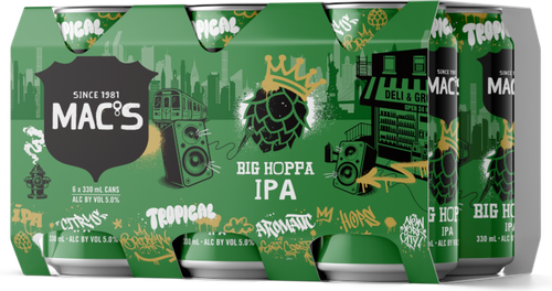 Macs Big Hoppa IPA 330ml (6 Cans)