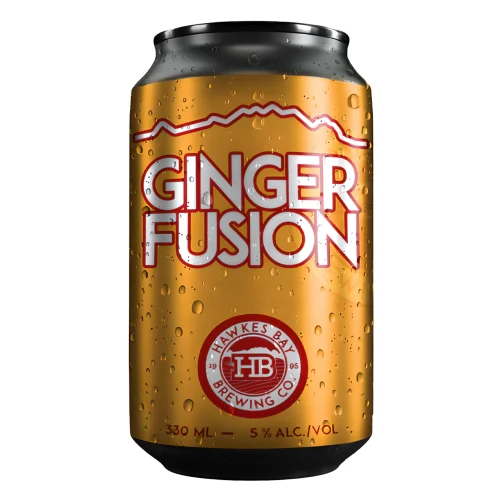 Hawkes Bay Brewing Ginger Fusion 5% 330ml