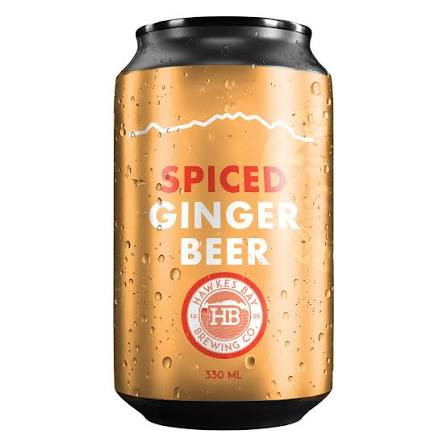 Hawkes Bay Brewing Spiced Ginger Beer 330ml