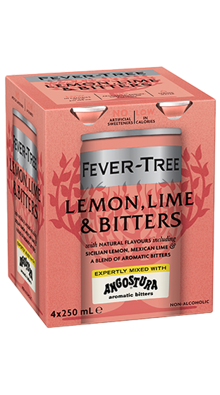 Fever Tree Lemon Lime & Bitters 250ml (4 Cans)