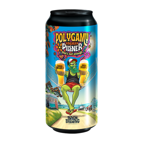 Bach Brewing Polygamy Bohemian Pilsner 5.3% 440ml