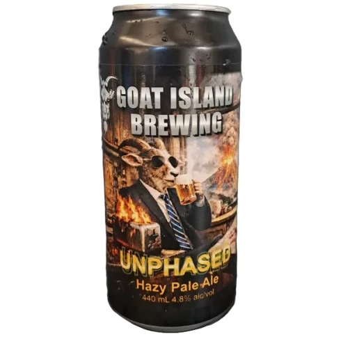 Goat Island Brewing Unphased Hazy Pale Ale 4.8% 400ml