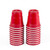 Red Plastic Cups Mini 60ml