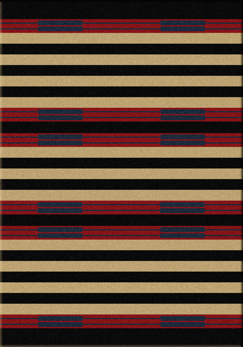 Southwest Rugs 8 Ft. Round Chief Stripe Rug Lone Star Western Decor