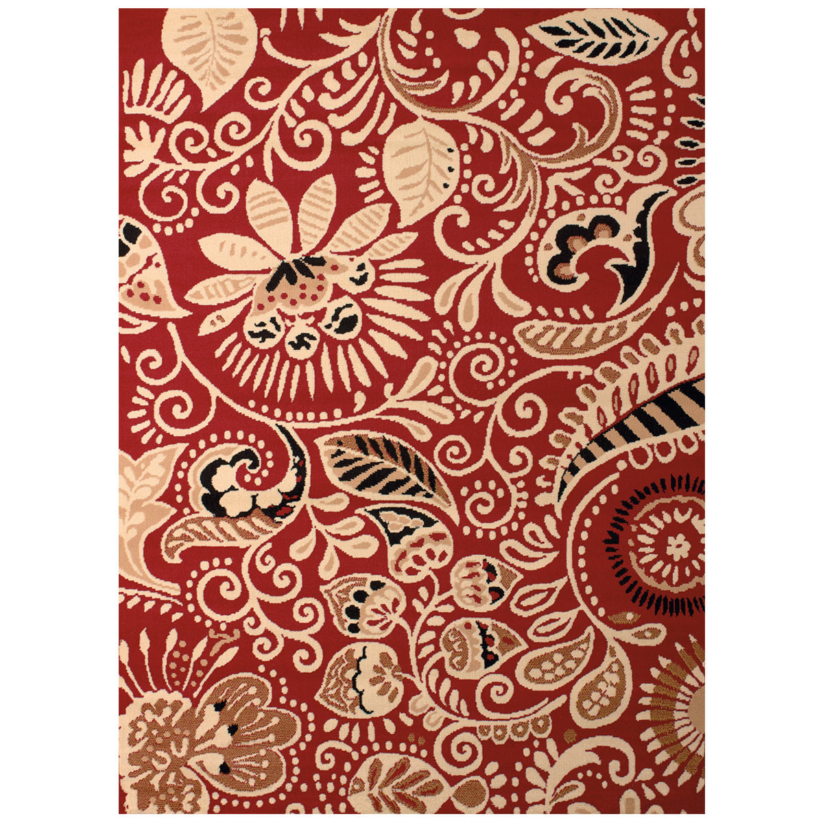 Spiced Paisley Bath/Kitchen Rug Lone Star Western Decor