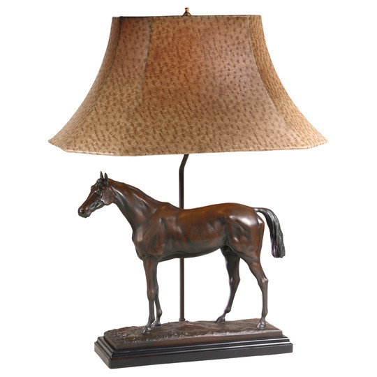 Rustic Lamps Thoroughbred Horse Lamp Lone Star Western Decor